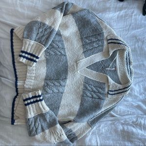Free People Football Pembrook Sweater Size Small